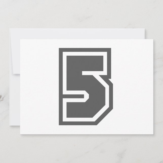 Carte Numéro 5 (Devant)