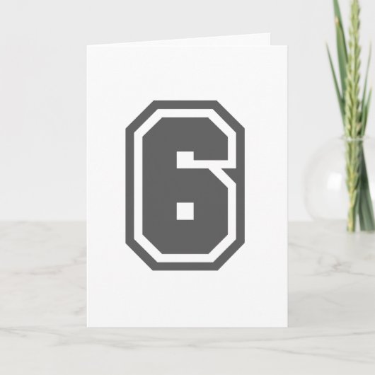 Carte Numéro 6 (Devant)