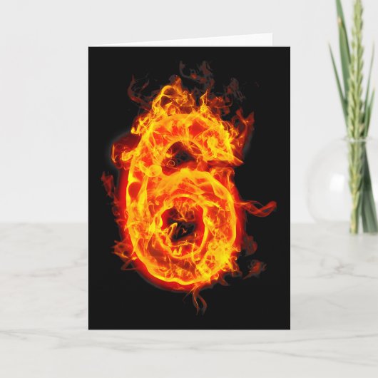 Carte Numéro 6 Fire Ice Numéro Six Sept Mème 67 Alpha S (Devant)