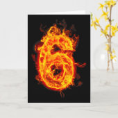 Carte Numéro 6 Fire Ice Numéro Six Sept Mème 67 Alpha S (Fleur jaune)
