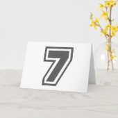 Carte Numéro 7 (Fleur jaune)