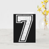 Carte Numéro 7 Costume de Meme Correspondant 67 Hommes F (Fleur jaune)