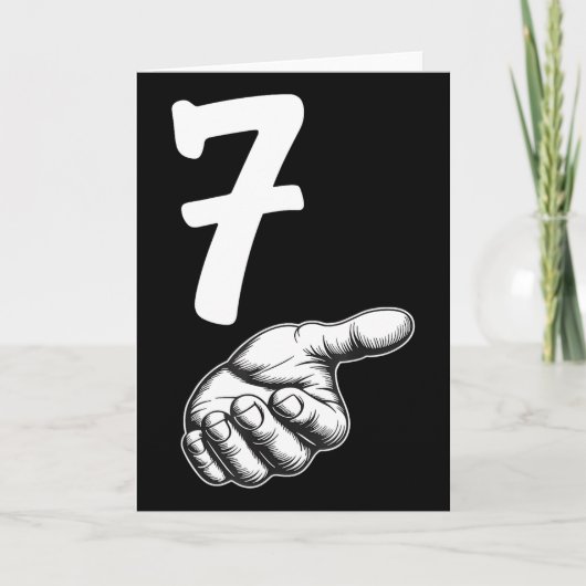 Carte Numéro 7 Duo correspondant 67 Mème Argot Gen Alpha (Devant)