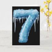 Carte Numéro 7 Fire Ice Numéro Six Sept Mème 67 Alpha S (Fleur jaune)