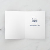 Carte Numéro de fête des pères, comptable, mathématiques (Intérieur)