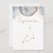 Carte Numéro de la Table Céleste, Constellation du Capri (Dos)