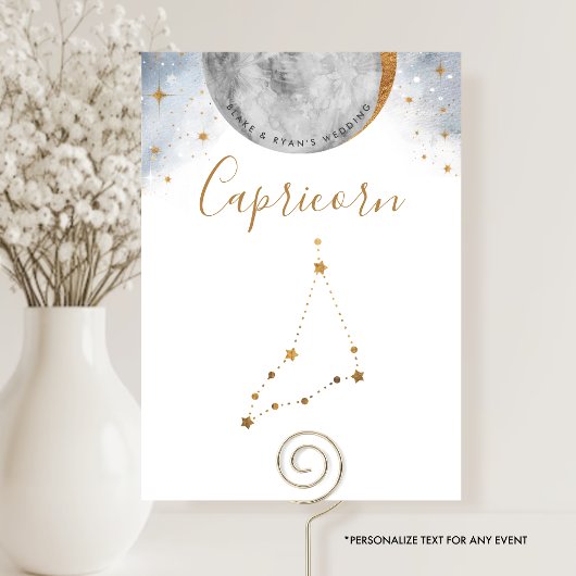 Carte Numéro de la Table Céleste, Constellation du Capri