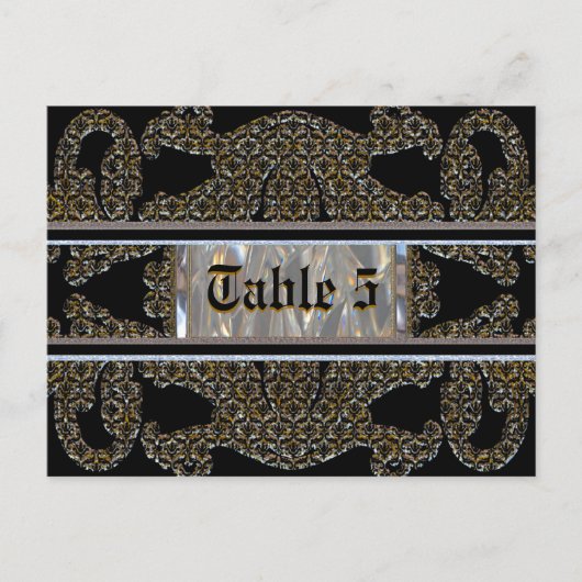 Carte Numéro de marqueur (Devant)