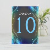 Carte Numéro de table Barbar Mitzvah (Debout devant)