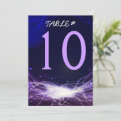 Carte Numéro de table Barbar Mitzvah (Debout devant)