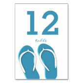 Carte Numéro de table bleue (Par défaut)