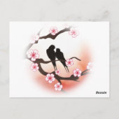 Carte Numéro de table Cherry Blossom Sakura (Dos)