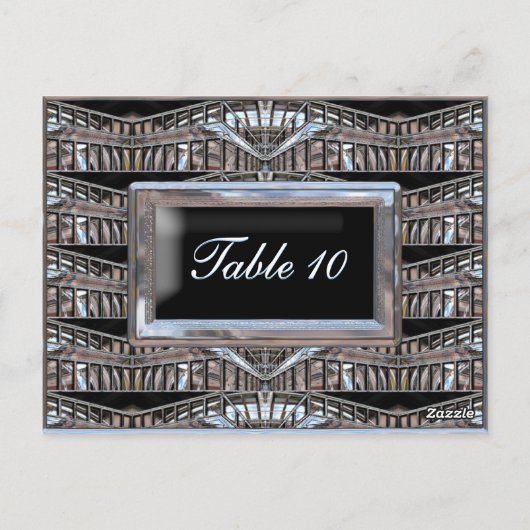 Carte Numéro de table Chrysler (Dos)