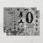 Carte Numéro de table de la feuille de lecture en (Devant / Derrière)