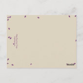 Carte Numéro de table du Mariage de chêne (Dos)