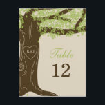 Carte Numéro de table du Mariage de chêne<br><div class="desc">Doté d'un magnifique chêne symbolisant votre amour fort et éternel,  cette collection de mariages de chêne chatera vos amis et votre famille et les préparera à célébrer votre fête romantique. Composants correspondants disponibles à l'adresse berryberrysweet.com</div>