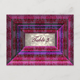 Carte Numéro de table Monteuxe