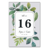 Carte Numéro de tableau Botanica (Dos)