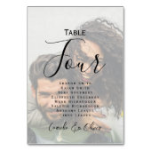 ⭐ CARTE NUMÉRO DE TABLEAU DE PHOTOS - NOMS superpo (Par défaut)