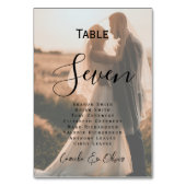 ⭐ CARTE NUMÉRO DE TABLEAU DE PHOTOS - Recouvrir op (Par défaut)