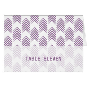 Carte Numéro de tableau des flèches tribales viole