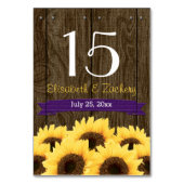 CARTE NUMÉRO DE TABLEAU D'INONDATION RUSTIQUE PURP (Par défaut)