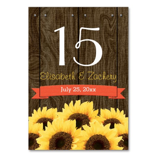 CARTE NUMÉRO DU TABLEAU CORAL RUSTIQUE SUSLOWER (Dos)