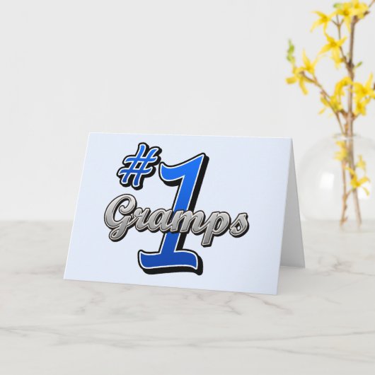 Carte Numéro un groupe (Fleur jaune)