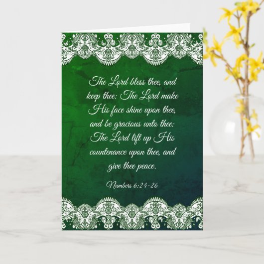 Carte Numéros 6:24-26 (Fleur jaune)