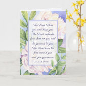 Carte Numéros 6 24-26 Le Seigneur bénisse vos fleurs (Fleur jaune)