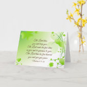 Carte Numéros 6 24-26 Le Seigneur vous bénisse Design ir (Fleur jaune)