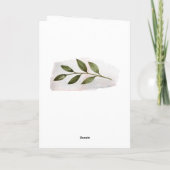 Carte Numéros 6:24-26 Le Seigneur vous bénisse et vous g (Dos)