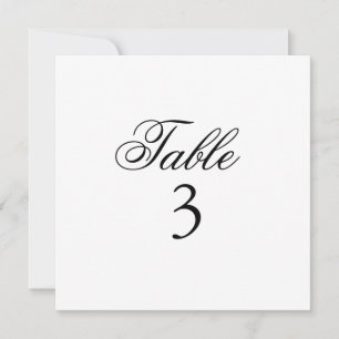 CARTE NUMÉROS DU TABLEAU SARAH
