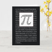 Carte Numéros Jour Pi (Fleur jaune)