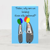 Carte Nun Cadeaux d'anniversaire (Devant)