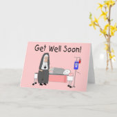 Carte Nun "Get Well Bientôt" (Fleur jaune)