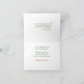 Carte Nun Jubilé religieux 25e anniversaire aquarelle (Intérieur)