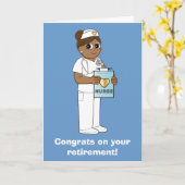 Carte Nurse: Congratulations on Your Retirement (Fleur jaune)