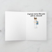 Carte Nurse: Congratulations on Your Retirement (Intérieur)