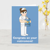 Carte Nurse: Congratulations on Your Retirement (Fleur jaune)