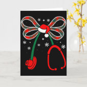 Carte Nurse Coquette Bow Stethoscope Nursing Xmas Pjs Ch (Fleur jaune)