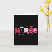 Carte Nurse Valentines Day Valentine Scrub Top Femmes Sc (Fleur jaune)