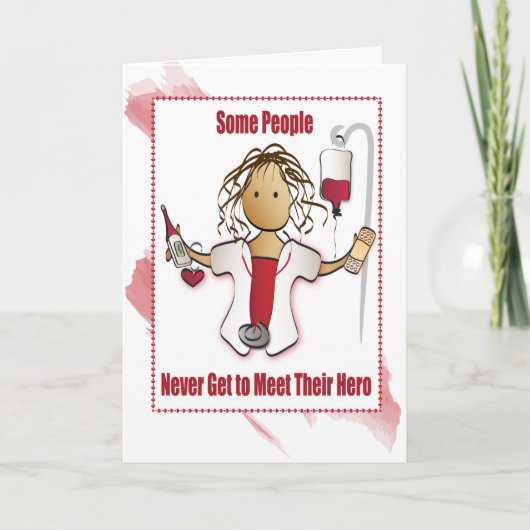 Carte Nursing Thank You Card (Devant)