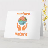 Carte Nurture de la nature, citations de vie  (Fleur jaune)