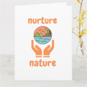 Carte Nurture de la nature, citations de vie (Fleur jaune)