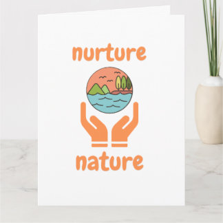 Carte Nurture of nature, life quotes
