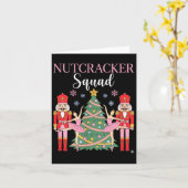 Carte Nutcracker Ballet Christmas Ballerina Nk Dance Squ (Fleur jaune)