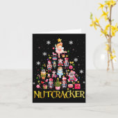 Carte Nutcracker Christmas Tree Ballet Dance Women Kids (Fleur jaune)