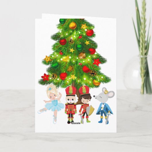 Carte Nutcracker, Clara, Soldier Anniversaire (Dos)