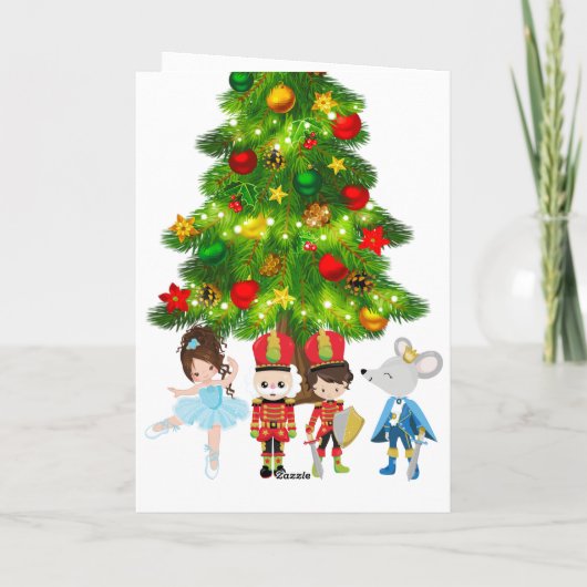 Carte Nutcracker, Clara, Soldier Ballet Anniversaire (Dos)